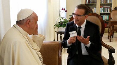 Noel Diaz y el Papa Francisco