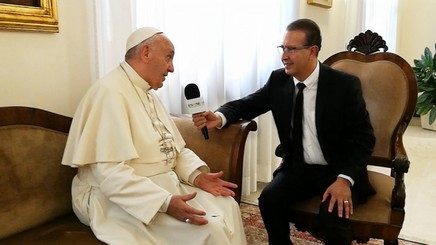 Noel Díaz entrevista al Papa Francisco